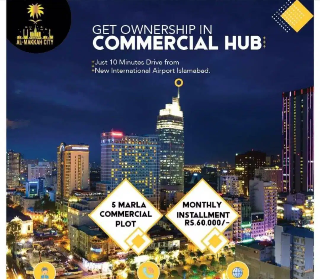 Al-Makkah city 3 years easy instalments plan commercial & residencial