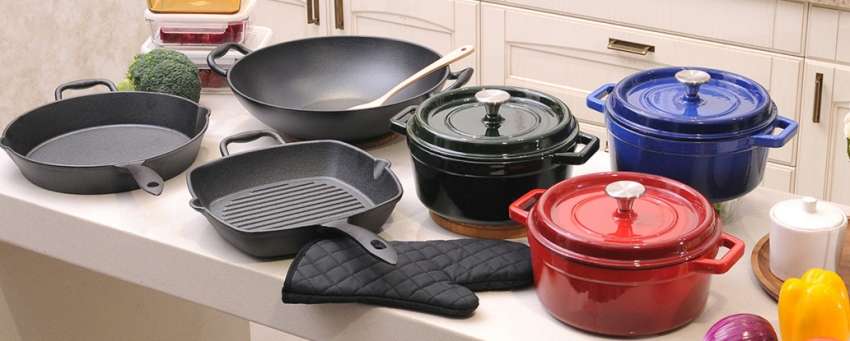 Fashionable and colorful,High quality Enamel Cookware,cast iron cookware