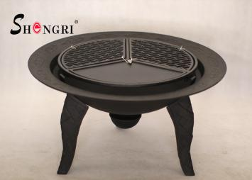 Cast iron Fire pit,Outdoor Wood Burning Firepit with Lid,wood burning firebowl,