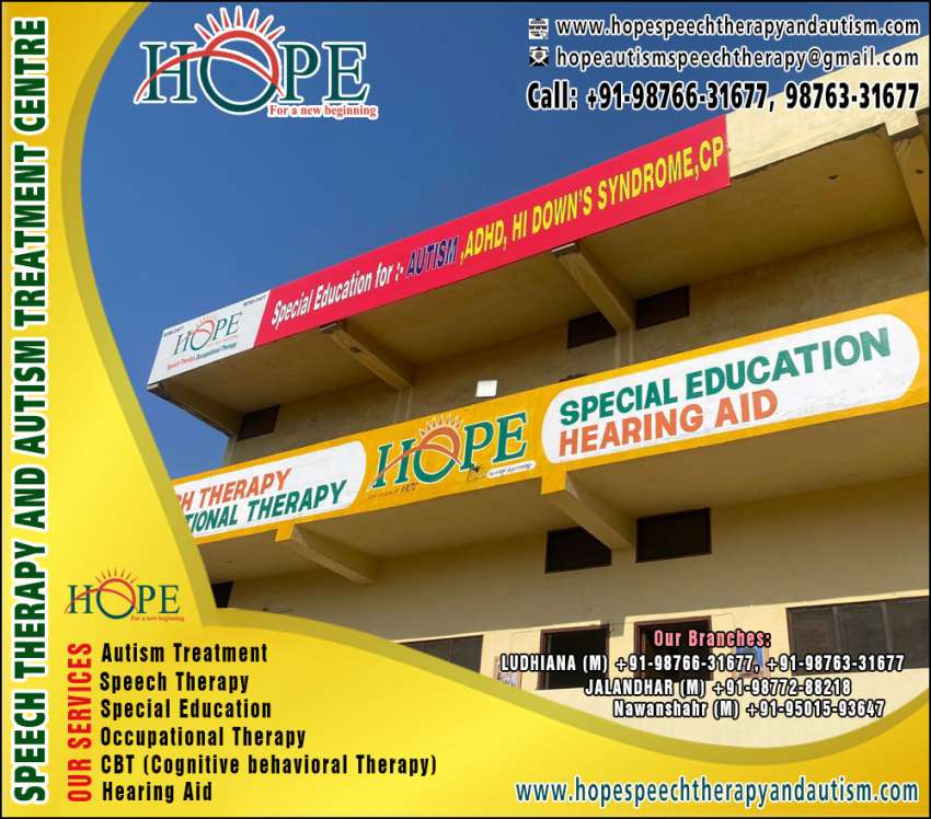 Hope Centre for Autism Treatment, Speech Therapy, Hearing Aid Centre for Kids