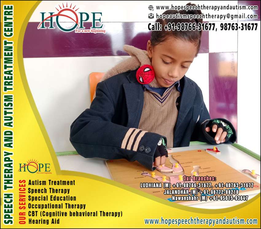 Hope Centre for Autism Treatment, Speech Therapy, Hearing Aid Centre for Kids