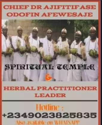 The best powerful spiritual herbalist in Nigeria