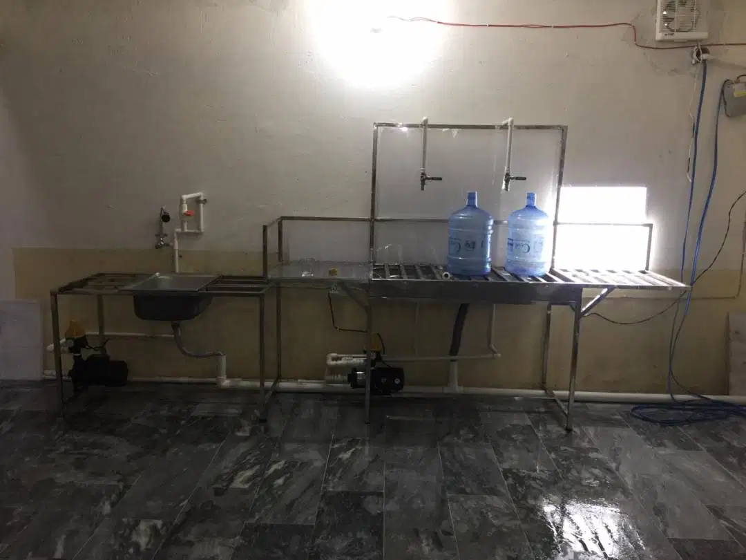 Complete mineral water plant