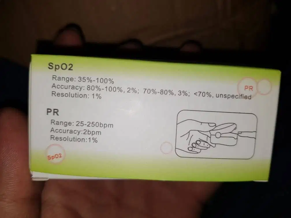 finger pulse oximeter