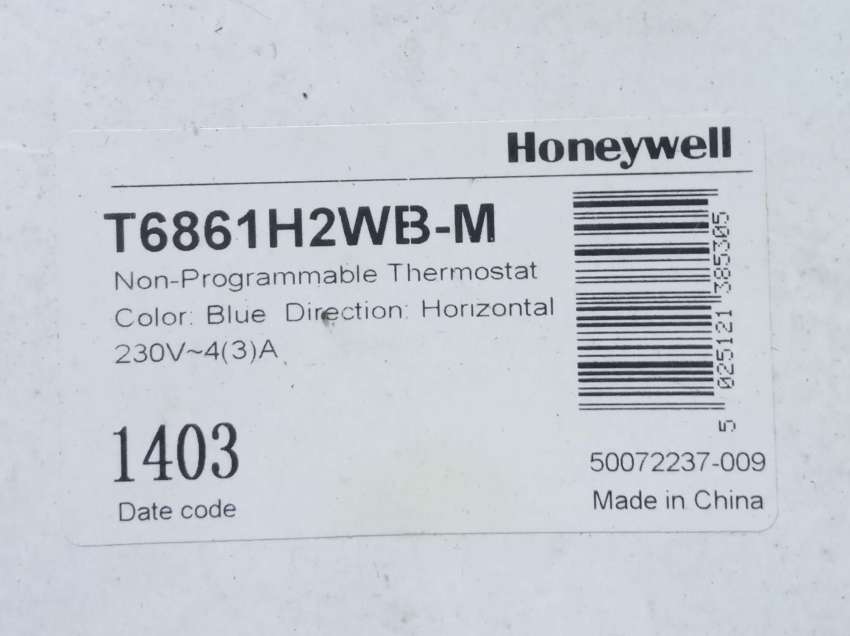 T6861 Thermostate NonProgrammable