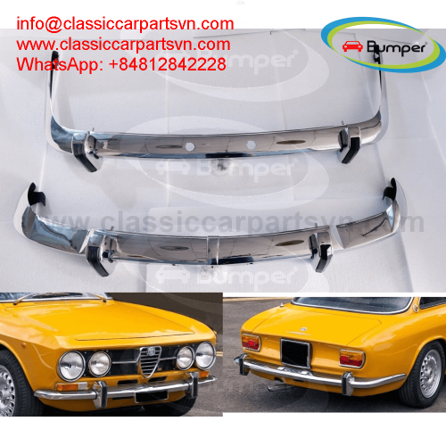 Alfa Romeo 1750 GTV Coupe S2 bumpers with overriders