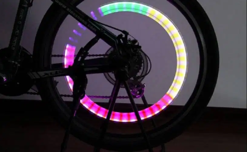 4pcs Car Bike Bicycle Wheel LED Lights Automatic ON/OFF