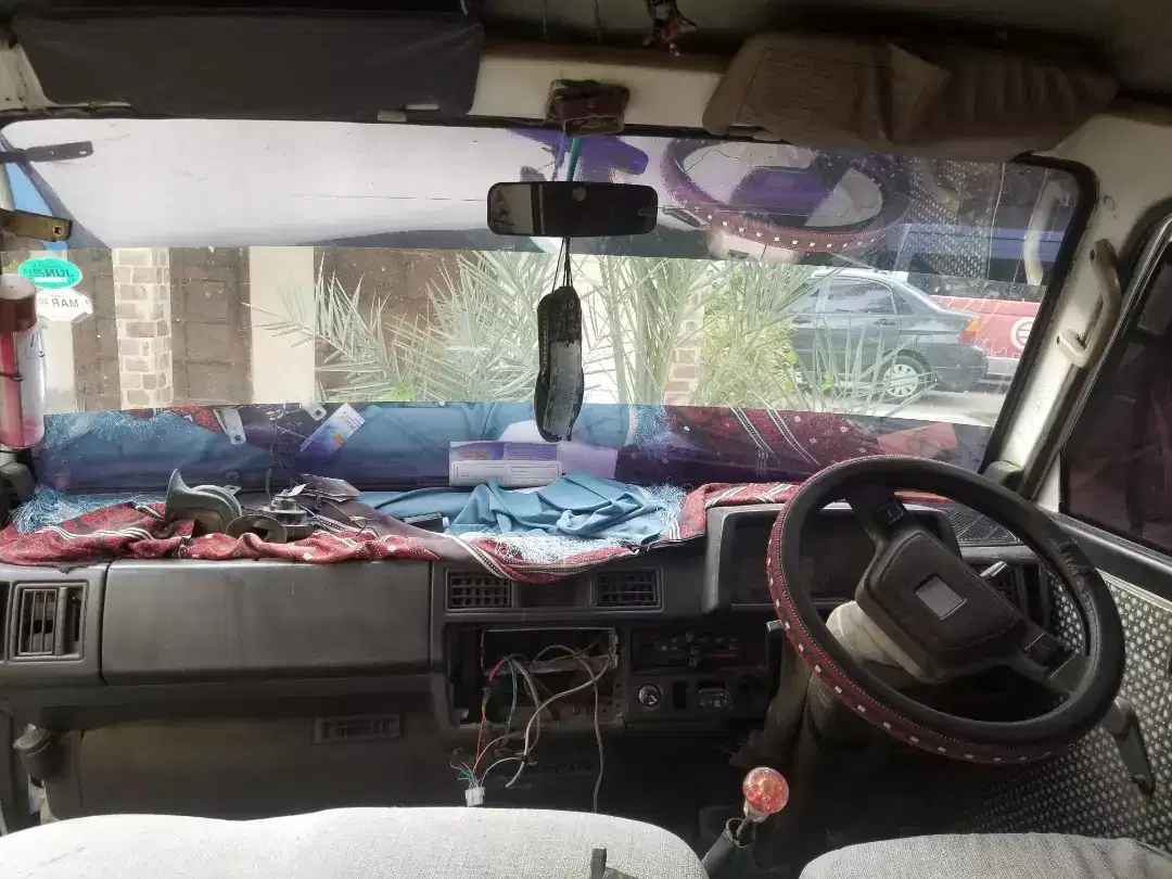 Blue and white color Mazda e2200 1993 BUS for sale