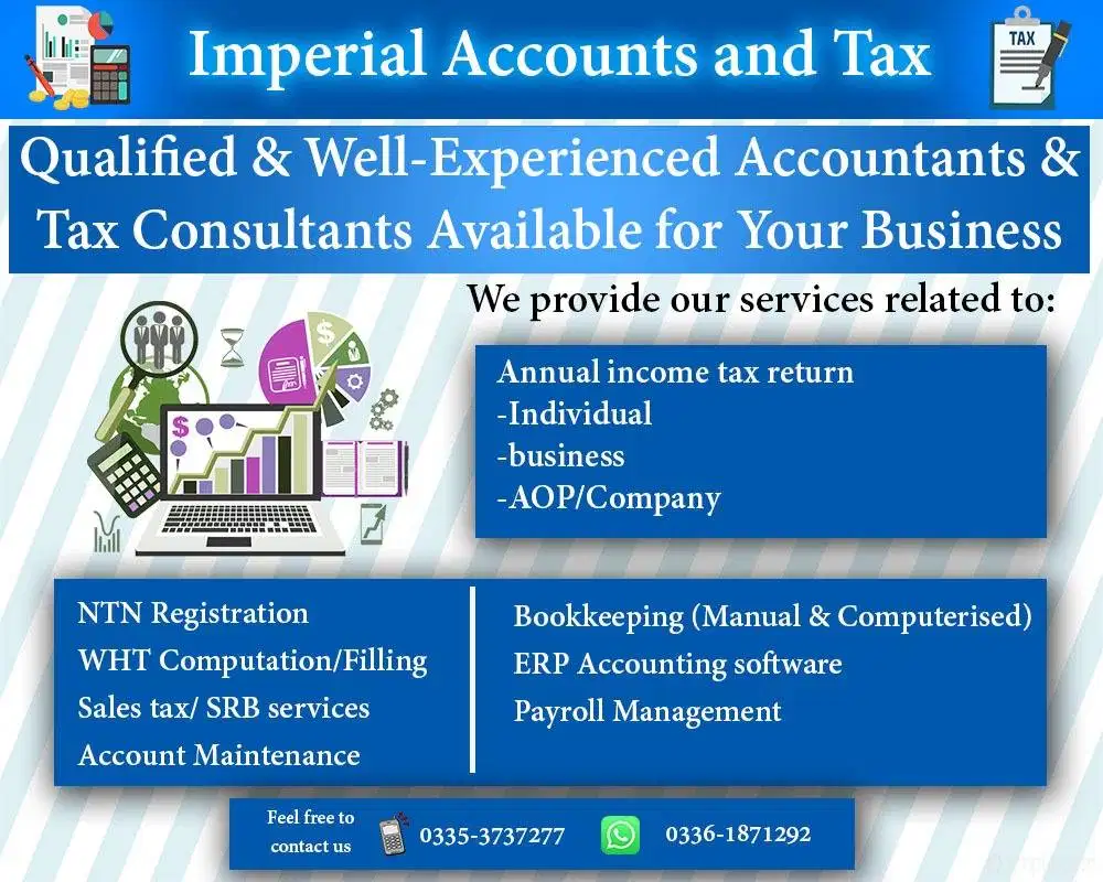 Qualified & well-experienced Accountants & Tax Consultants