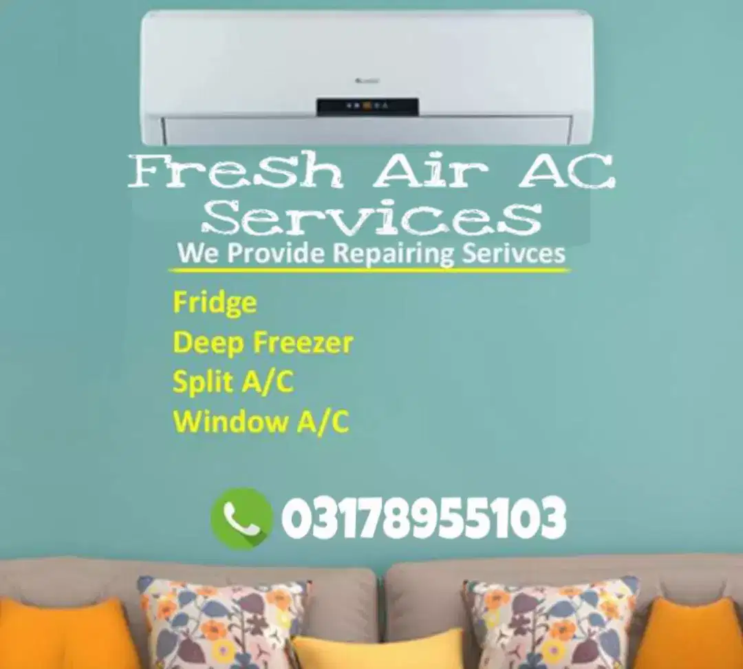 All types A.C solutions. Fresh air ac services