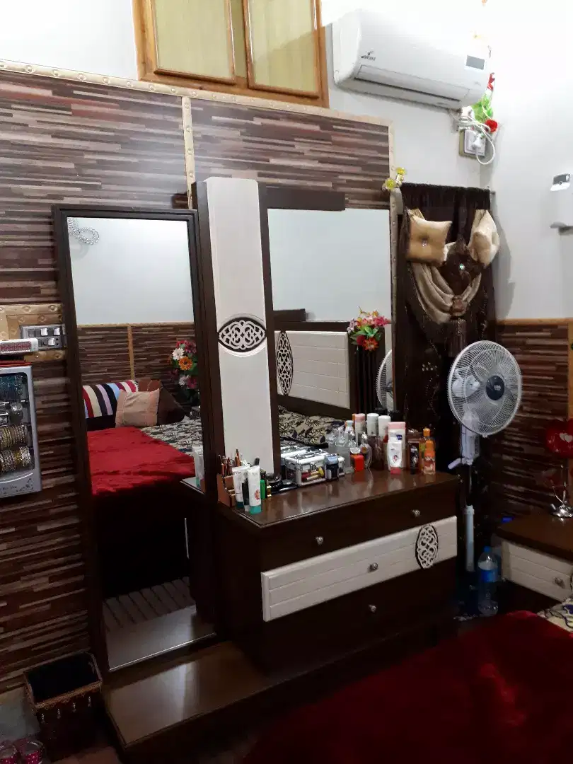 Bed with complete set for sale