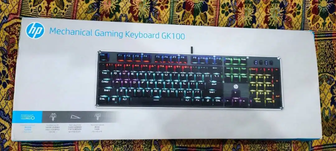 HP GK100 Gaming Wired Mechanical Keyboard