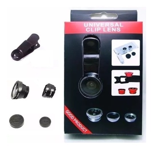 professional 3 In 1 - Clear Zoom Mobile Camera Lens width free mobile holder