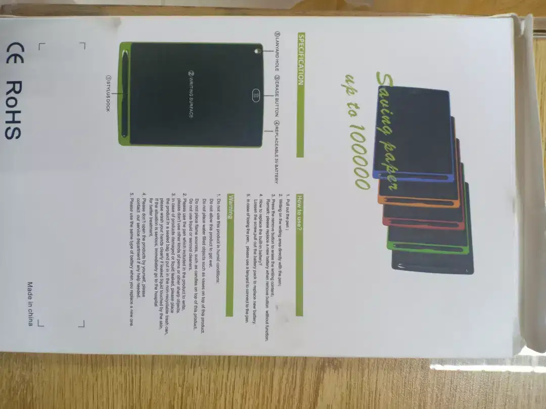 LCD Writing Tablet available for sale in Lahore