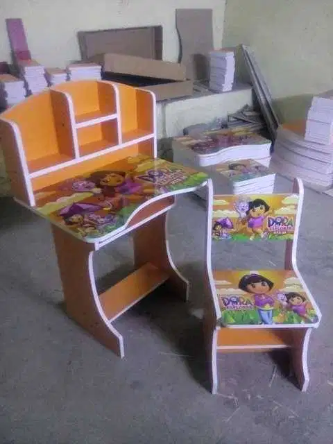 Kid's Study Table And Chair Frozen, BenTen, Sofia, Spiderman,Dora