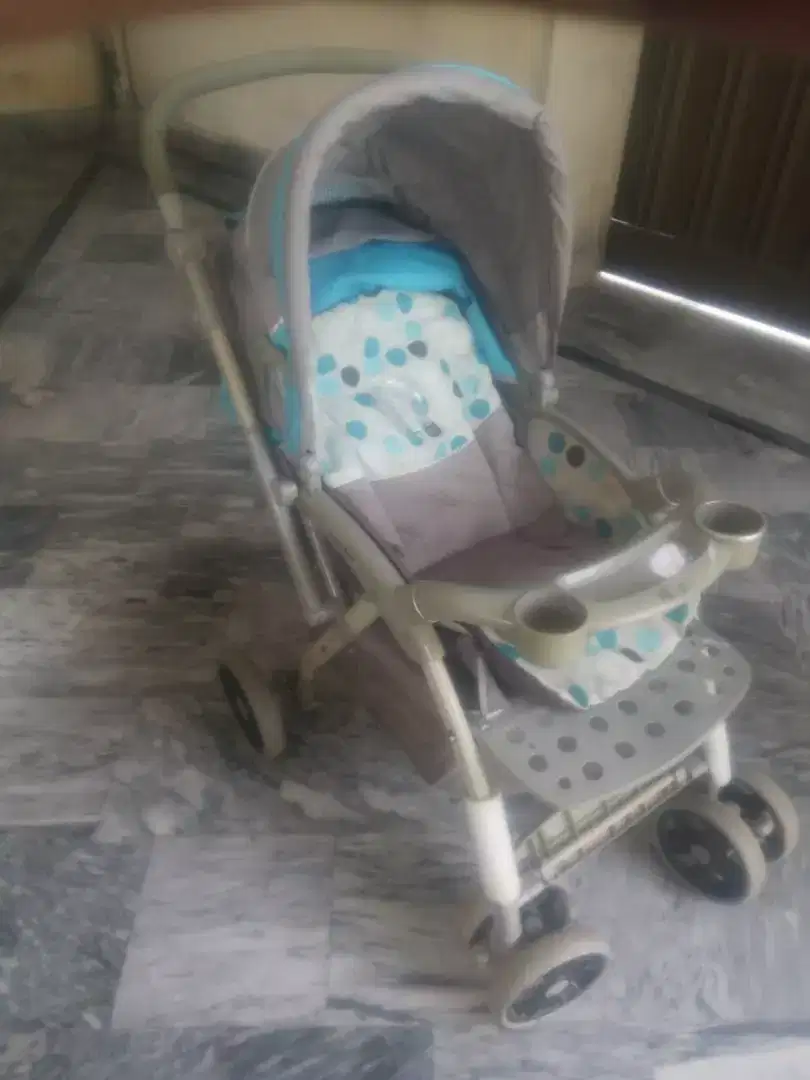 Pram Available For Sell With 9/10 Condition Perfect Working!