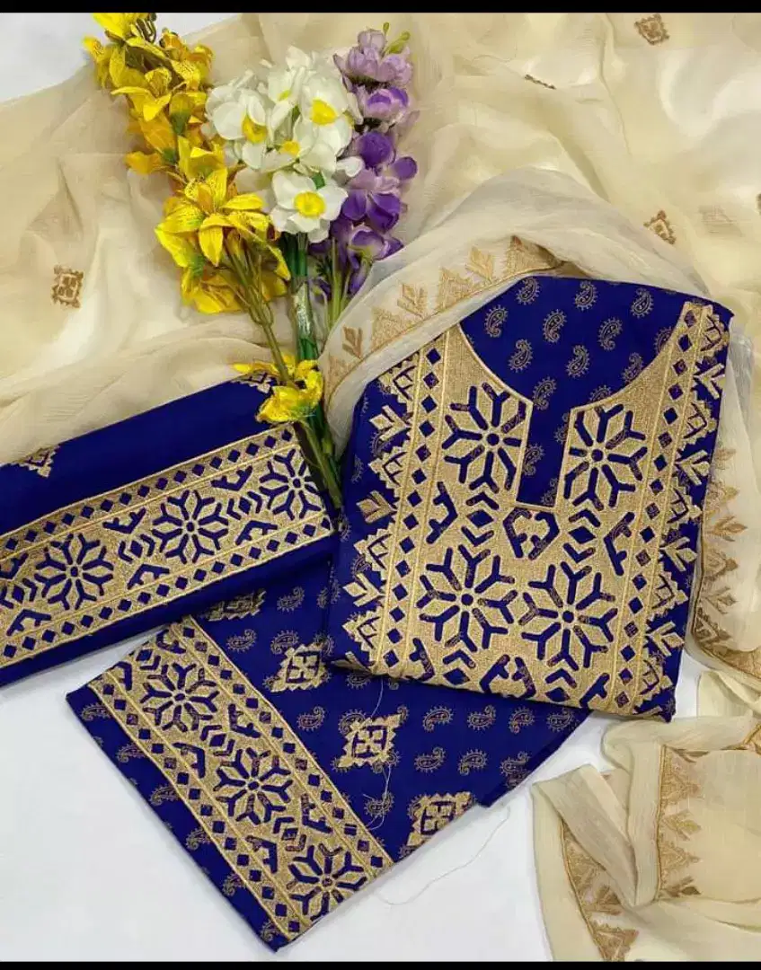 Linen 3pc, unstitched suites for sale in khanewal