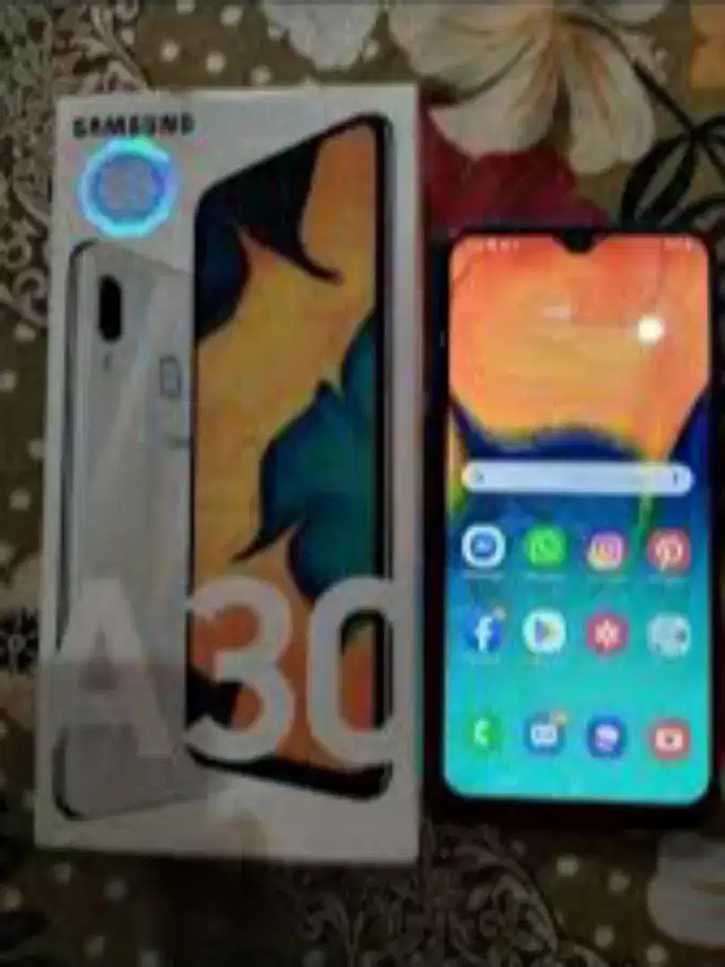 Samsung A30  White Colour Smartphone For Sale in Khanewal