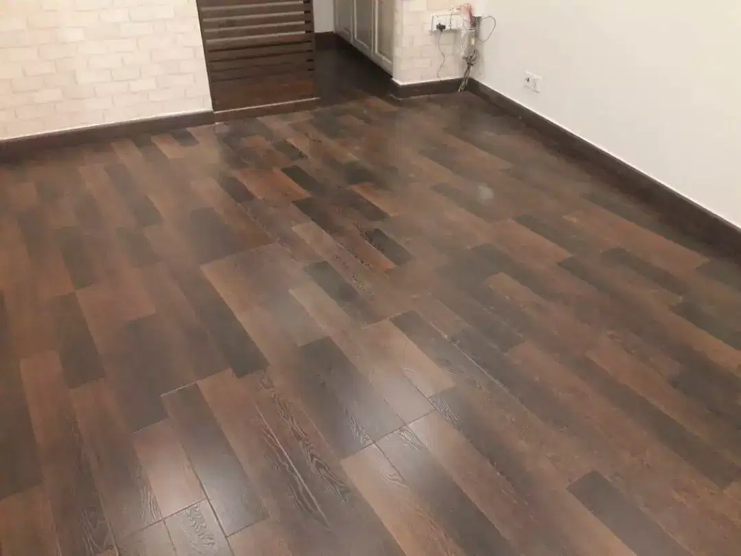 Wooden floor vinyl floor glass paper ceiling wallpaper roller blinds