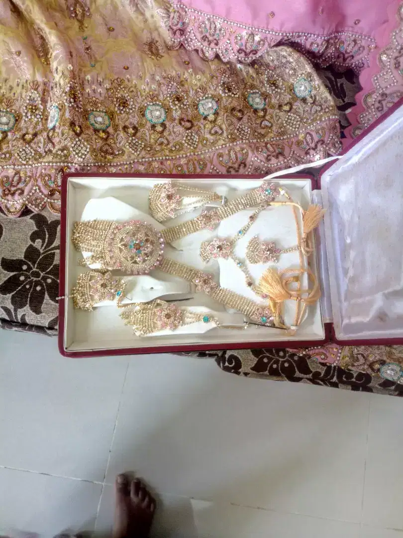 Valima dress with jewelry and bangels set available for sale