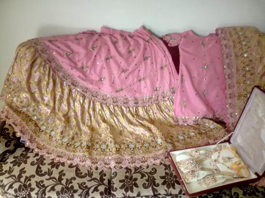 Valima dress with jewelry and bangels set available for sale