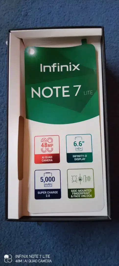 INFINIX NOT 7 LITE 4GB/128GB for sale in khanewal