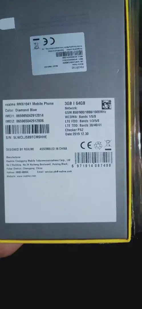 Realme C2 {3gb ram, 64gb rom} mobile available for sale