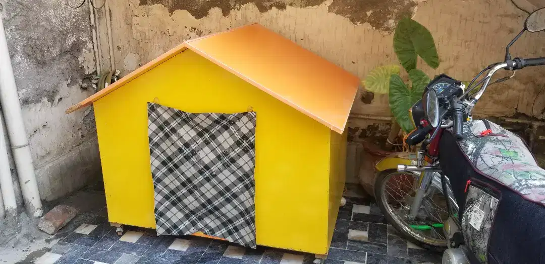 Yellow color Dog House available for sale