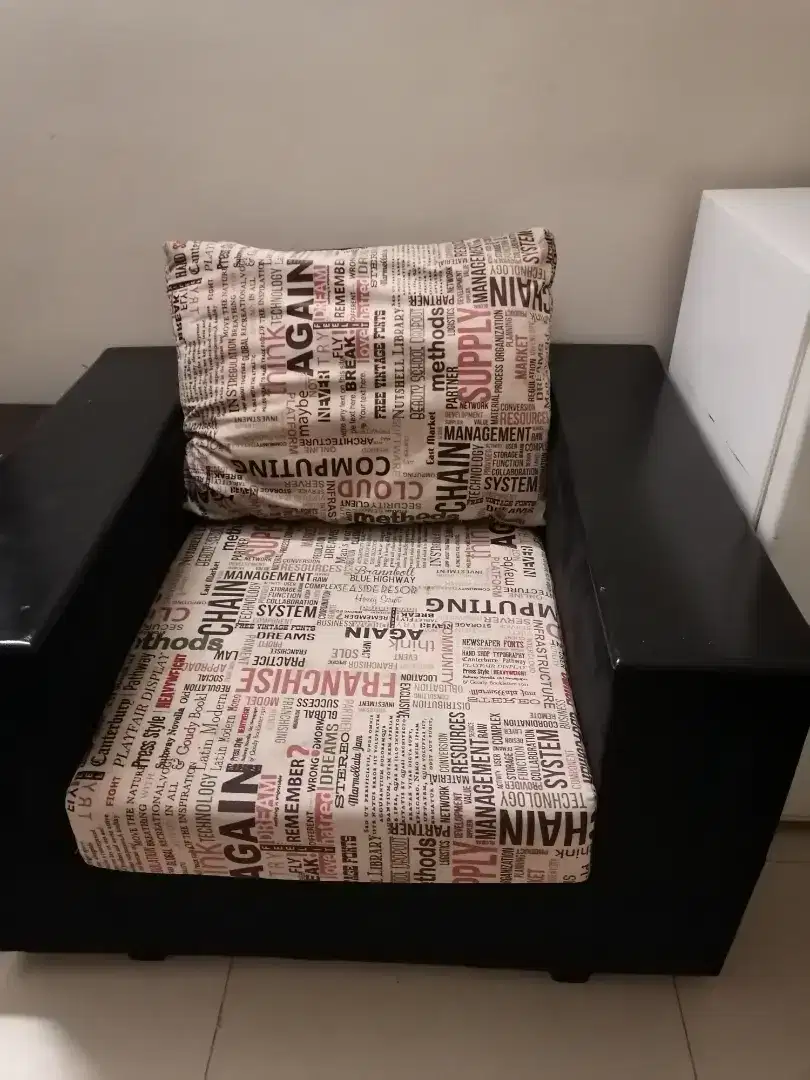 Slightly used 5seater sofa in excellent condition and two chairs