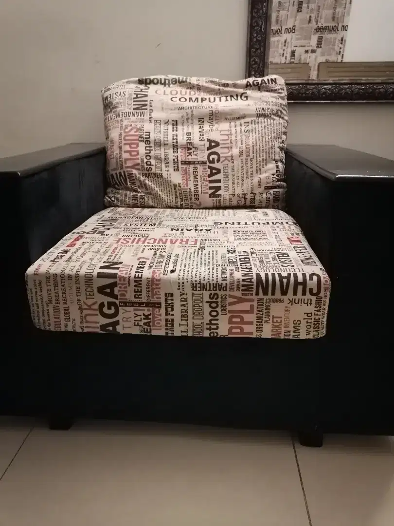 Slightly used 5seater sofa in excellent condition and two chairs