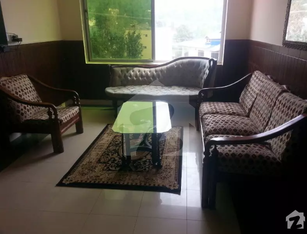 2 Bed Rooms Fully Furnished Apartment With Living Room Kitchen Covered Car Parki