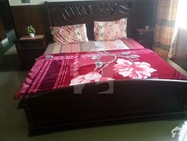 2 Bed Rooms Fully Furnished Apartment With Living Room Kitchen Covered Car Parki