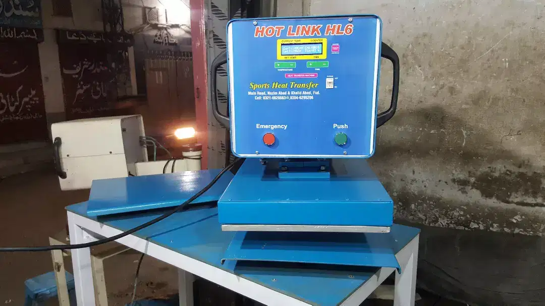 Heat Transfer machine available for sale