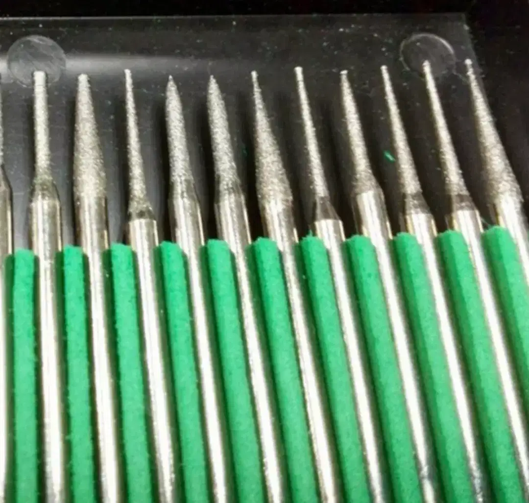 30x Diamond Burr Bits Drill For Engraving Accessories Rotary Tool Set