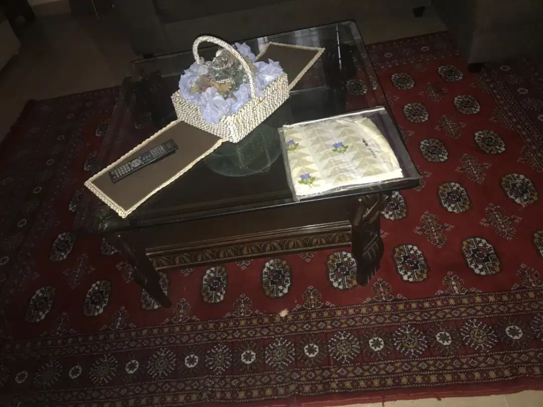 Three table set in good condition for sale