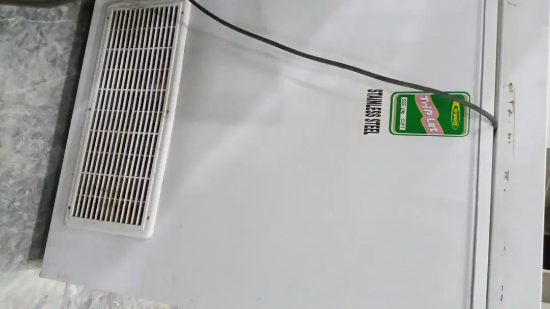 Waves Deep Freezer | WDFT-315 White Chrome Stainless Steel Series for sale