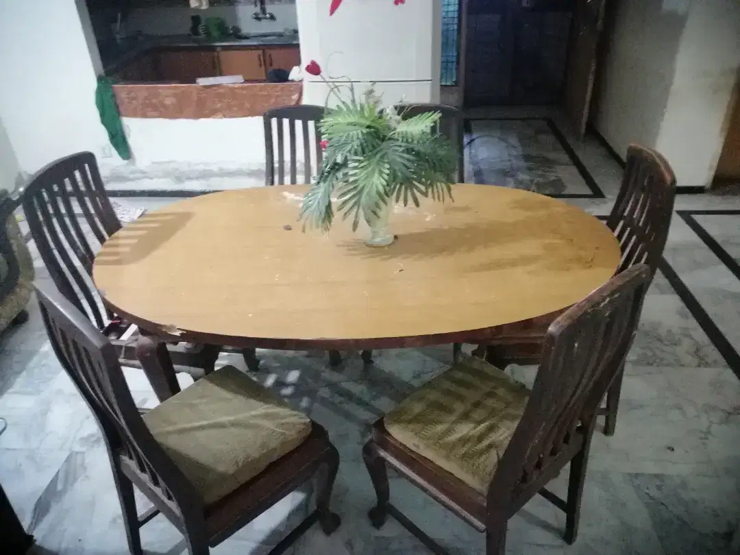 Full Size 6 Chairs Dining Table for sale
