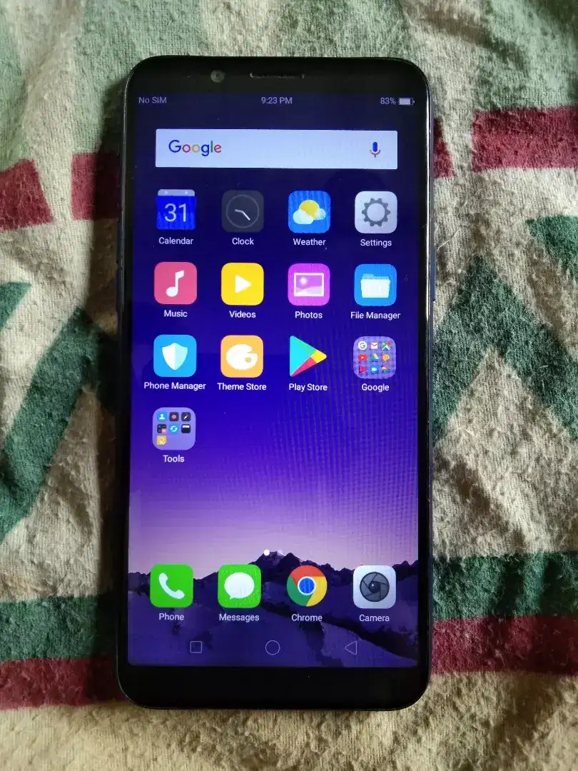 OPPO A83 smartphone Blue colour for sale in Lahore