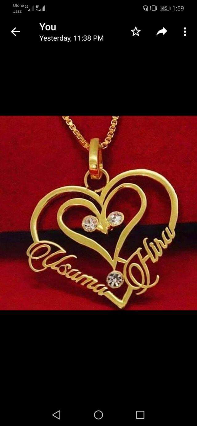 Jewelry gold plated