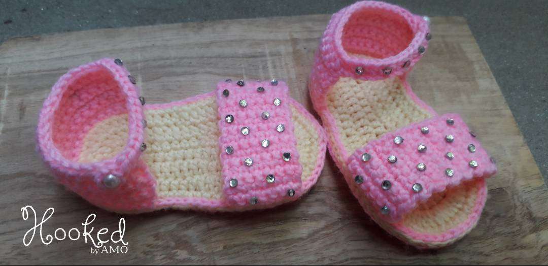 Crochet Baby Sandal  Available For Sale In Multan
