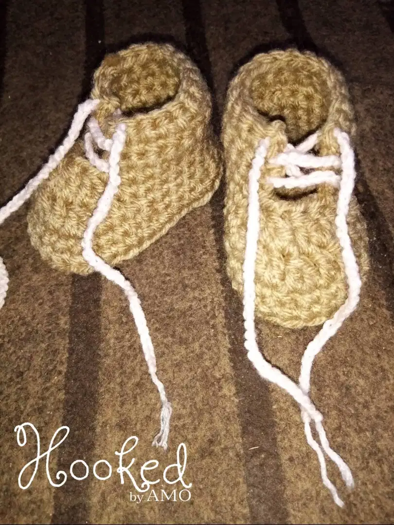 Crochet baby boot for sale