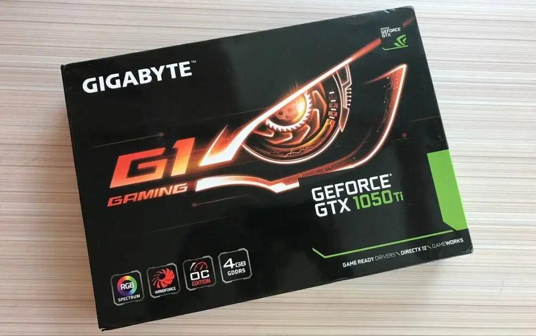 Nvidia GigaByte Geforce GTX 1050Ti Gaming Graphics Card