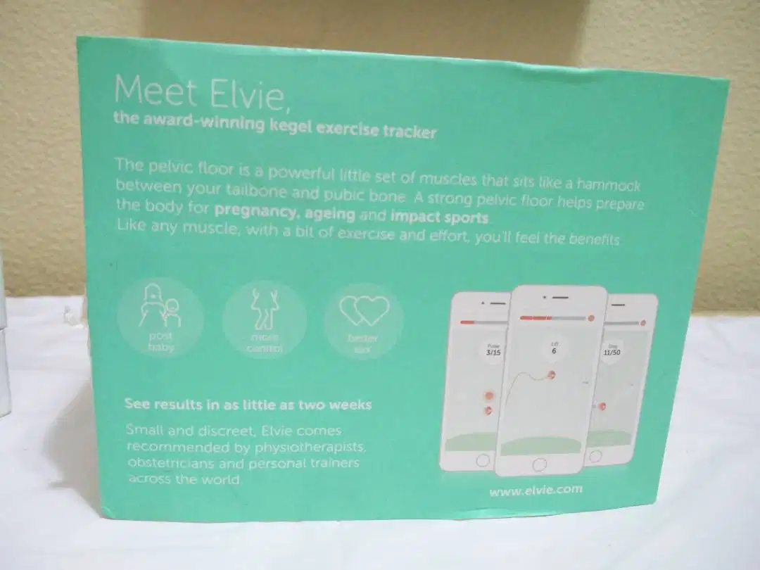 Elvie Pelvic Floor Trainer broght from abroad Like New
