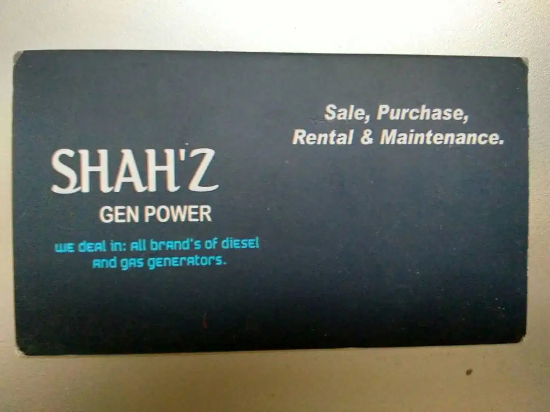 Generator Denyo Cummins Perkins Caterpillar diesel gas Generator's