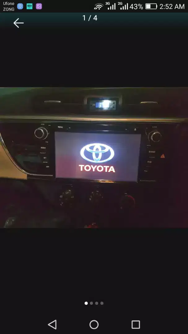 DVD Genuine Toyota Corolla Altis 2014-2017 for sale