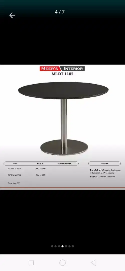 Table Stocks Available In Different Sizes for sale