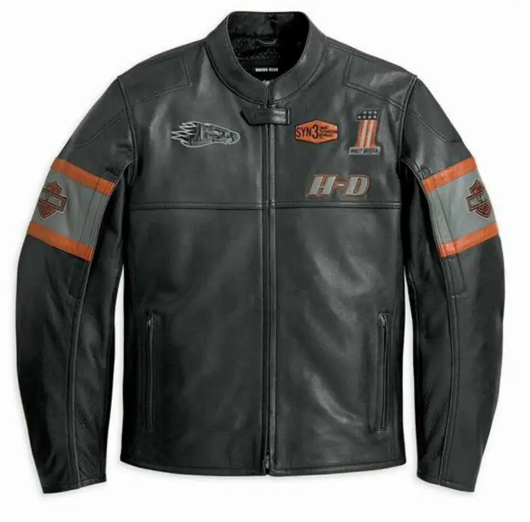 Harley Davidson Black H D Classic Leather Jacket for sale in Sialkot