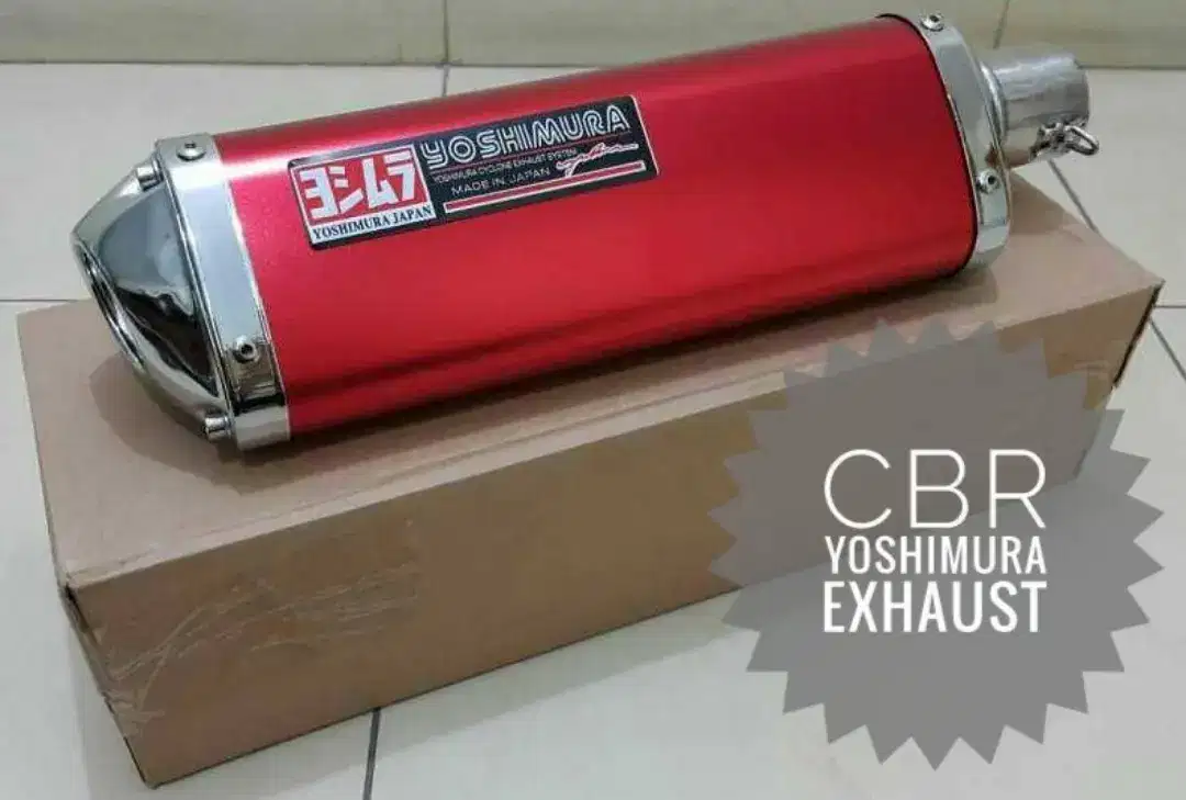 Red CBR Akrapovic Exhaust for sale