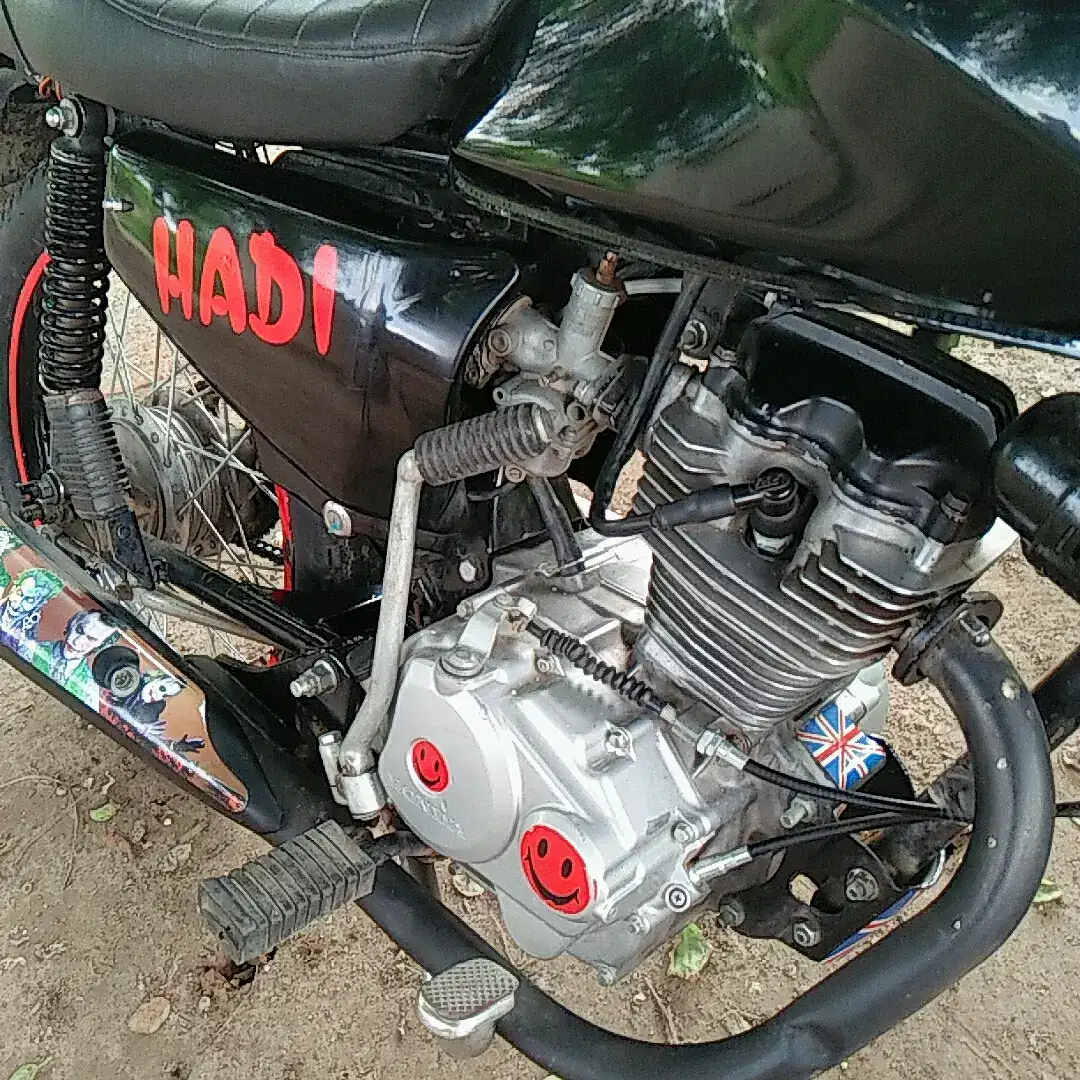 Black Honda 125 CG for sale in khanewal
