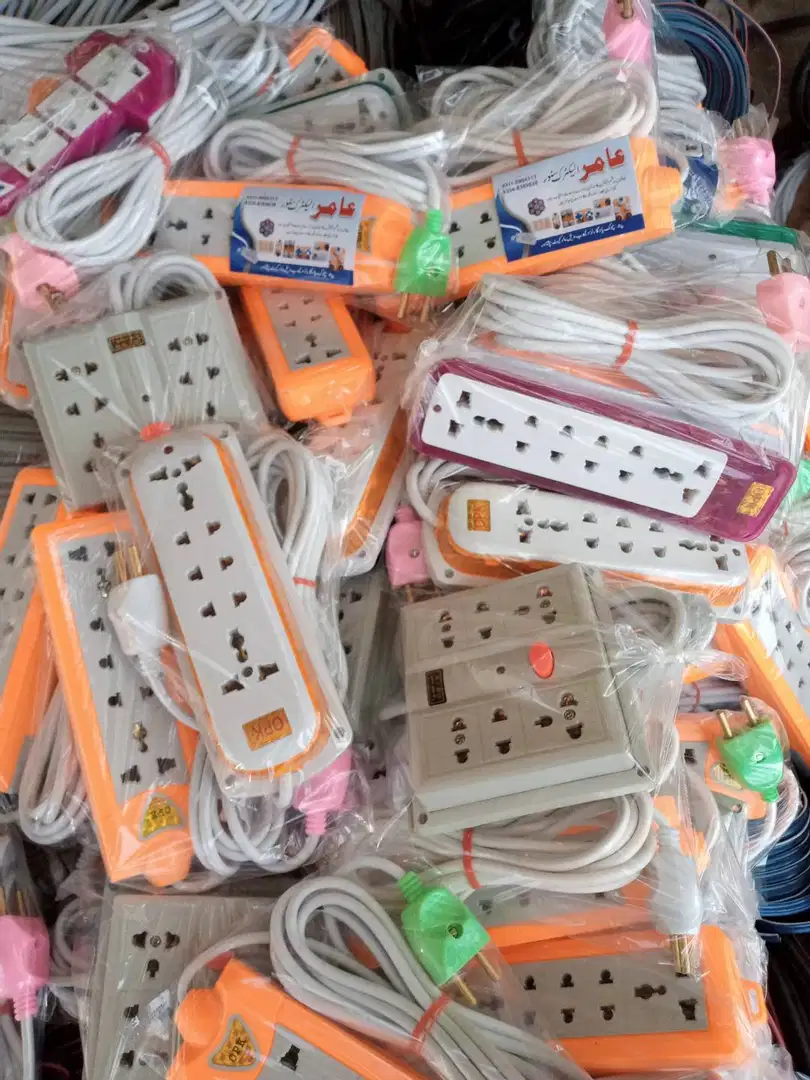 extension board with copper wire available for sale in peshawar